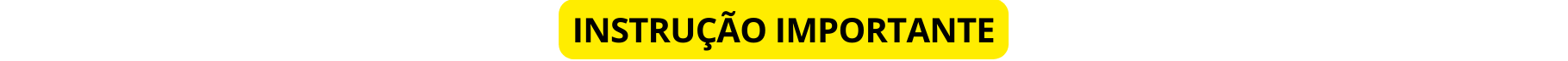 INSTRUÇÃO IMPORTANTE